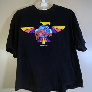 Vtg Planet Hollywood T-Shirt Phoenix Arizona Single Stitch XXL Black Southwest